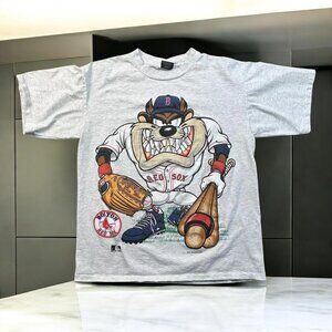 Boston Red Sox Baseball Looney Tunes Short sleeve T shirt HN1277